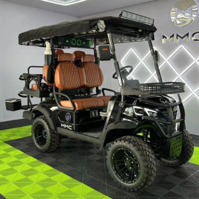 Vintage China Luxury 4 Seat Electric Club Car Golf Carts 4 Seater Utility Vehicle Electric Golf Cart - Image 5