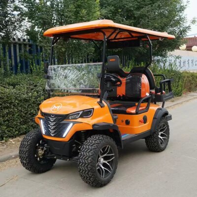 Vintage China Luxury 4 Seat Electric Club Car Golf Carts 4 Seater Utility Vehicle Electric Golf Cart - Image 2