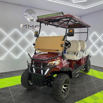 Vintage China Luxury 4 Seat Electric Club Car Golf Carts 4 Seater Utility Vehicle Electric Golf Cart - Image 3