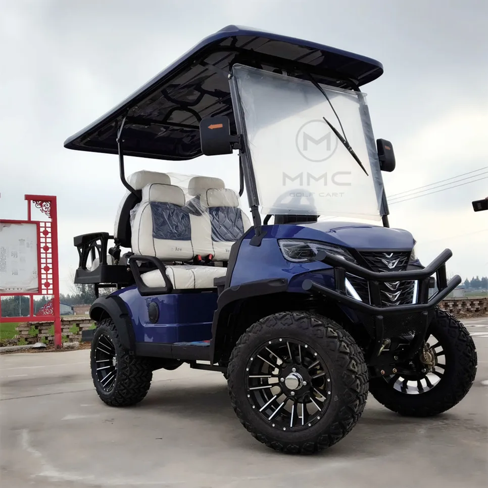 Vintage China Luxury 4 Seat Electric Club Car Golf Carts 4 Seater Utility Vehicle Electric Golf Cart with Factory Direct Price