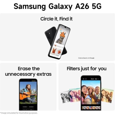 Samsung Galaxy A26 5G Smartphone Global firmware CPU Exynos 1380 6.7-inch 5000mAh rear camera 50MP 8 + 256GB - Image 2