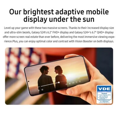 Samsung Galaxy S24 5G AI Smartphone Snapdragon 8 Gen 3 6.2" 120Hz AMOLED 2X Display 50MP Qual Camera Cell Phone 25W - Image 5
