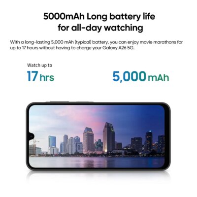 Global Version Samsung Galaxy A26 5G Smartphone Exynos 1380 6.7'' 120Hz Super AMOLED Display 50MP OIS Camera 5000mAh Battery - Image 4