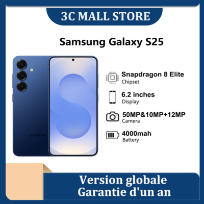 2025 Samsung Galaxy S25 6.2 inches Snapdragon 8 Elite 50 MP 4000 mAh 25W wired AMOLED 120Hz SmartPhone