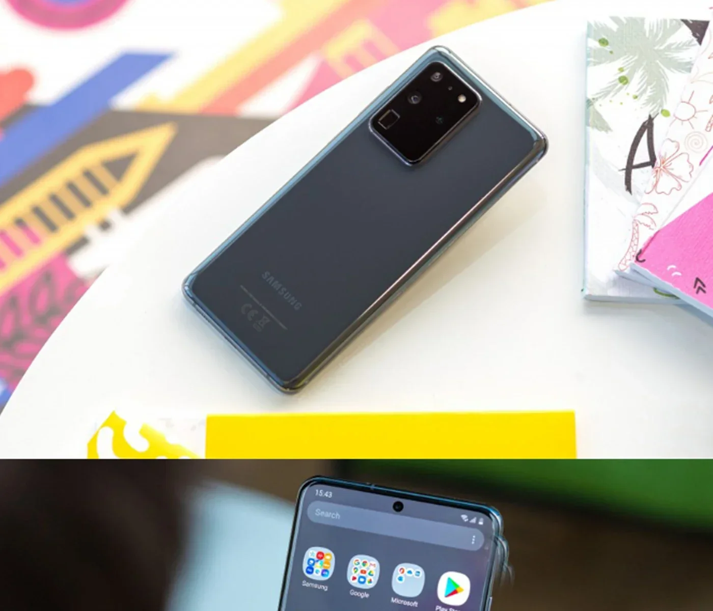 Samsung Galaxy S20 Ultra 5G Android 6.9inch CPU Snapdragon 865 Octa Core 108MP&48MP Camera Good Condition Used Phone