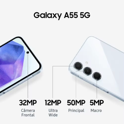 Samsung Galaxy A55 5G Smartphone Exynos 1480 50MP Camera 6.6" FHD+ Super AMOLED 120Hz Display 25W 5000mAh Fast Charge Cellphone - Image 2