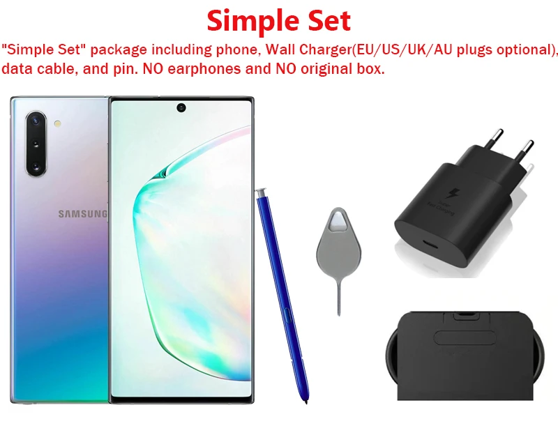 Samsung Galaxy Note10 N970U1 Note 10 256GB ROM 8GB RAM Octa Core 6.3