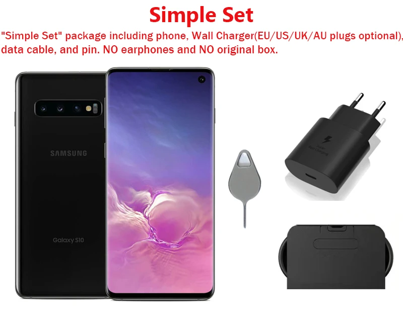 Samsung Galaxy S10 S10+ S10e G973U1 G975U1 G970U1 RAM 6/8/12GB ROM 128/256/512GB/1TB Snapdragon NFC 4G LTE Original Cell Phone Samsung Galaxy S10 S10+ S10e G973U1 G975U1 G970U1 RAM 6/8/12GB ROM 128/256/512GB/1TB Snapdragon NFC 4G LTE Original Cell Phone