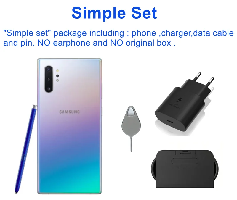 Samsung Galaxy Note10+ Note10 Plus 5G N976B 512GB ROM 12GB RAM Global Version 6.8