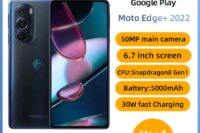 Motorola Moto Edge+ 2022 XT2201 5g ROM 256GB  6.7in AMOLED Screen CPU Snapdragon 8 Gen1 5000mAh Used Phone