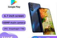 Motorola Moto Edge 2021 XT2141 5g SmartPhone Snapdragon 778g 6.8 inch Screen 5000mAh 108MP Camera Original Used Phone