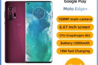 Motorola Moto Edge+ XT2061 5g 6.67in AMOLED Screen CPU Snapdragon 865 5000mAh 108MP Camera Used Phone