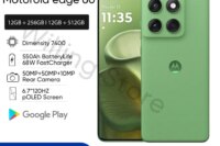 Original Motorola Edge 60 5G Mobilephone 6.7 inch 1.5K Eye Protection pOLED screen 5500mAh 68W Fast Charge 50MP Camera