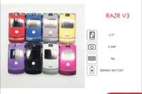 Motorola RAZR V3 Refurbished-Original Unlocked 2.2 inches GSM 850 / 900 / 1800 / 1900 mini USB Mini-SIM high quality