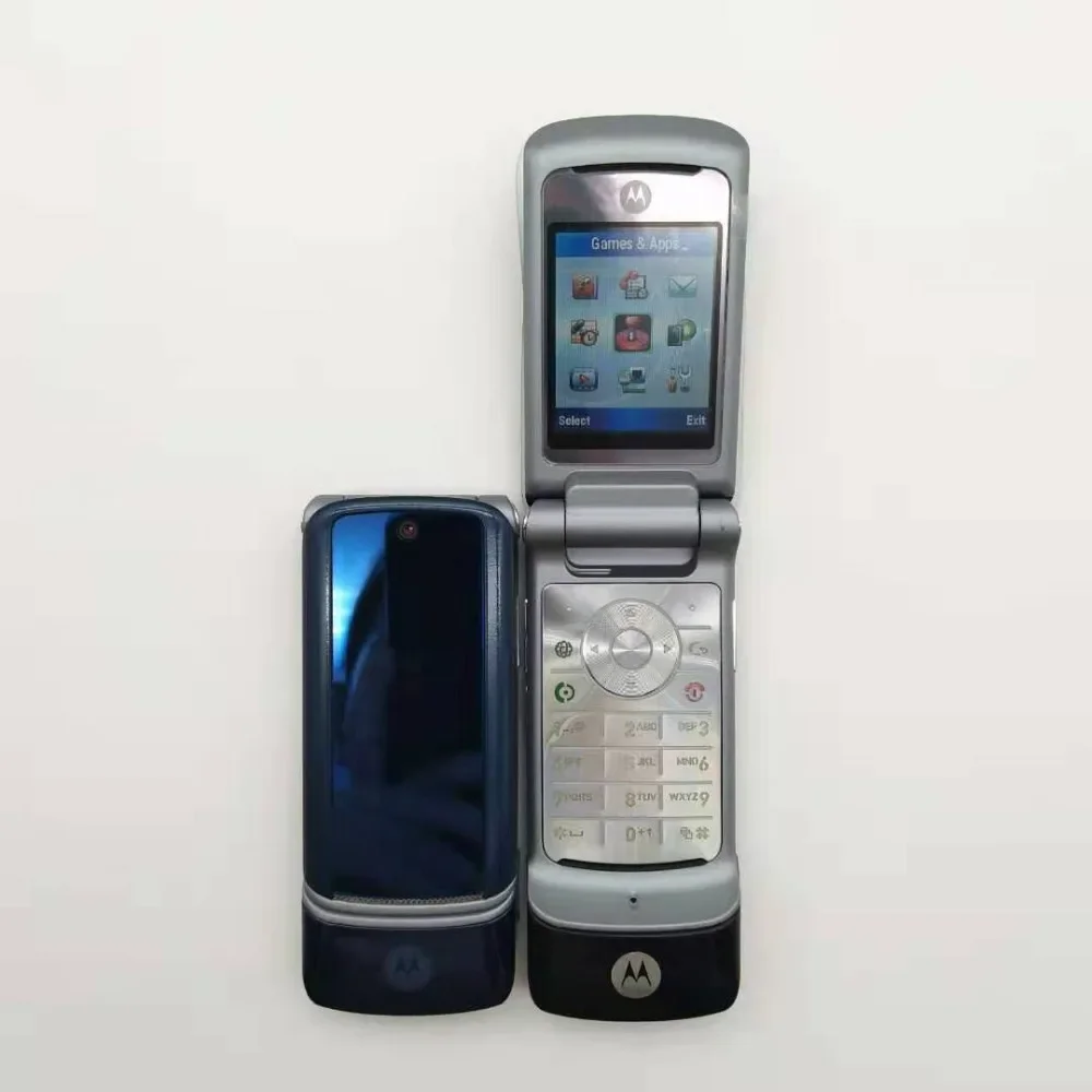 Original Motorola RAZR K1 Unlocked Refurbished Mobile Phone GSM 850 / 900 / 1800 / 1900 Good Quality With 1 Year Warranty