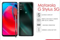 Motorola Moto G Stylus 5G XT2131 Refurbished Original Unlocked Phone 4GB RAM 128GB ROM 6.8 inches 48MP 4G LTE 5000mAh Cellphone
