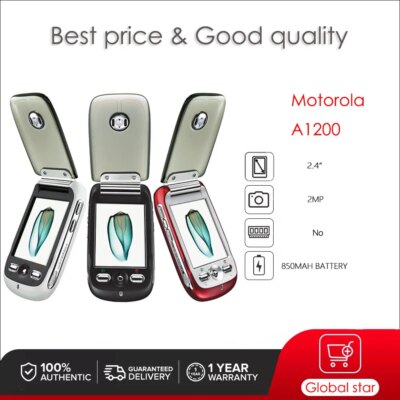 Original Motorola A1200 Unlocked Refurbished Mobile Phone GSM 850 / 900 / 1800 / 1900 Good Quality With 1 Year Warranty