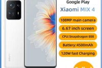 Xiaomi MIX 4 5g SmartPhone Snapdragon 888 plus 6.67" OLED 120hz Screen 108MP Camera 4500mAh 120W Charge Original Used Phone