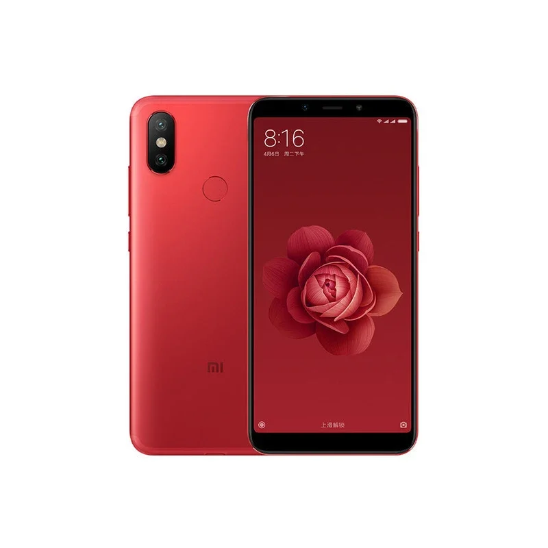 Xiaomi 6X 4G Android 5.99 inch Screen CPU Qualcomm Snapdragon 660 20MP Camera Unlocked Used phone
