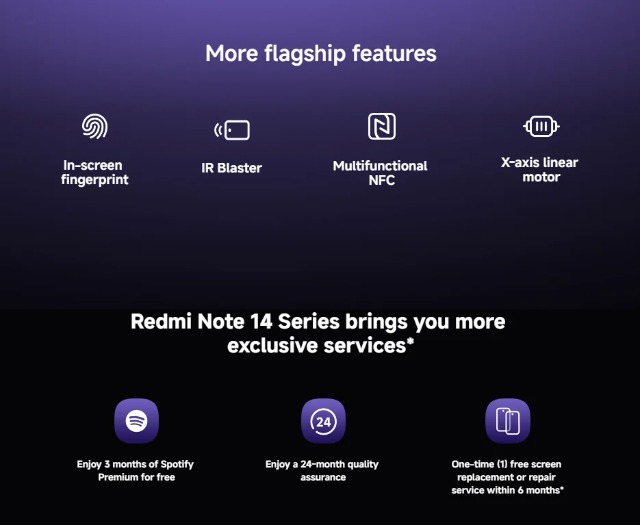 Xiaomi Redmi Note 14 Pro+ Plus 5G Global Version Smartphone Snapdragon 7s Gen 3 NFC 5110mAh 120W HyperCharge 200MP AI Camera