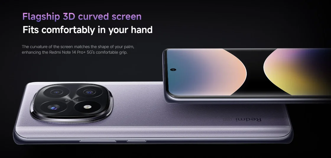 Xiaomi Redmi Note 14 Pro+ Plus 5G Global Version Smartphone Snapdragon 7s Gen 3 NFC 5110mAh 120W HyperCharge 200MP AI Camera