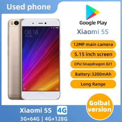 Xiaomi 5S 4G Android 5.15-inch RAM 3G ROM 64G Qualcomm Snapdragon 821 Used phone