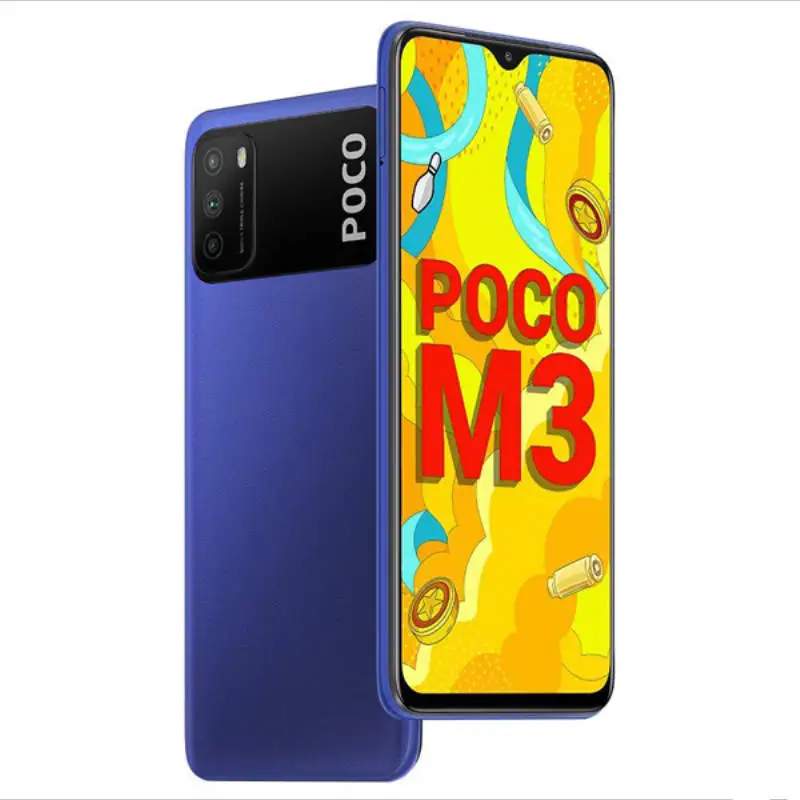 Xiaomi POCO M3 4G 6.53-inch screen smartphone CPU Qualcomm Snapdragon 662 battery capacity 6000mAh 48MP camera used phone Xiaomi POCO M3 4G 6.53-inch screen smartphone CPU Qualcomm Snapdragon 662 battery capacity 6000mAh 48MP camera used phone