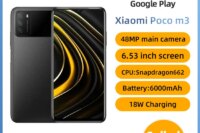 Xiaomi POCO M3 4G 6.53-inch screen smartphone CPU Qualcomm Snapdragon 662 battery capacity 6000mAh 48MP camera used phone