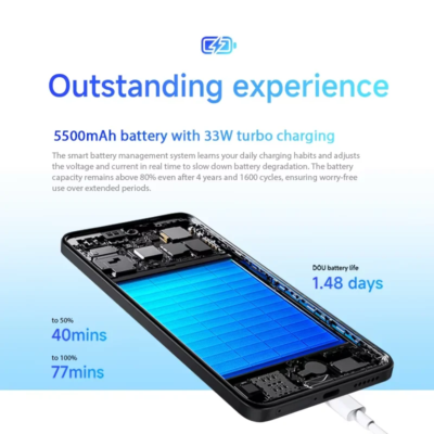 Global Version Xiaomi Redmi Note 14 4G MediaTek Helio G99-Ultra 108MP AI Camera 6.67" 120Hz Display 5500mAh 33W Turbo Charging - Image 3