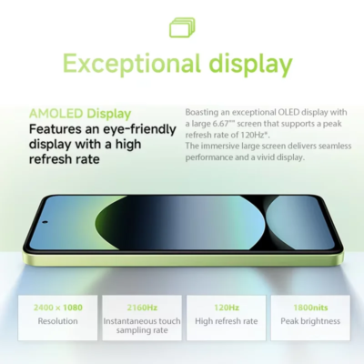 Global Version Xiaomi Redmi Note 14 4G MediaTek Helio G99-Ultra 108MP AI Camera 6.67" 120Hz Display 5500mAh 33W Turbo Charging - Image 4