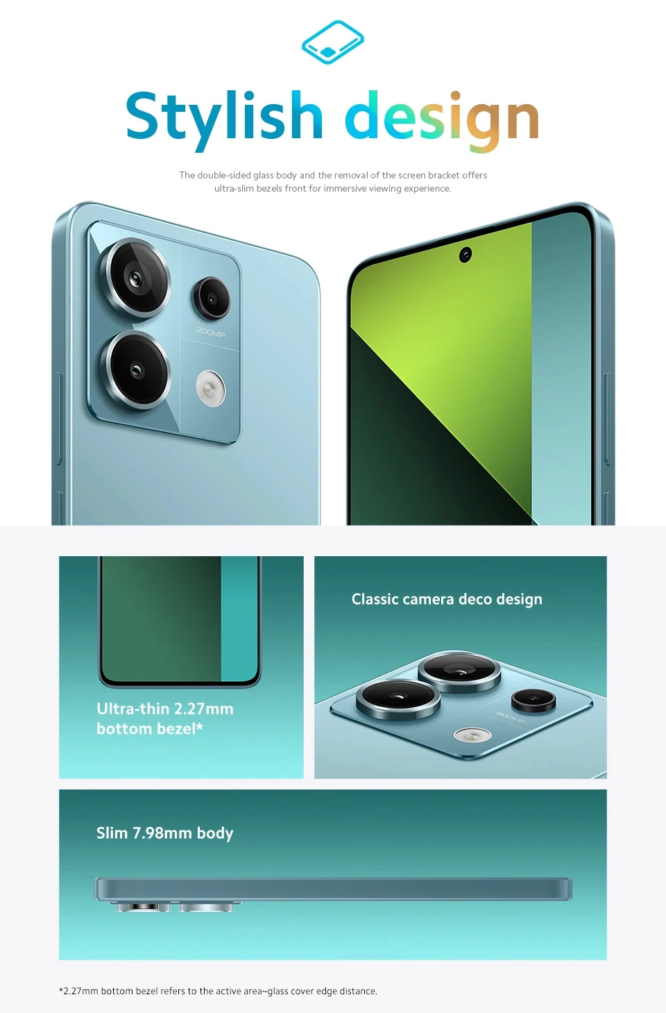 Xiaomi Redmi Note 13 Pro 5G Global Version Snapdragon 7s Gen 2 200MP OIS Camera 67W Turbo Charging 120Hz AMOLED NFC
