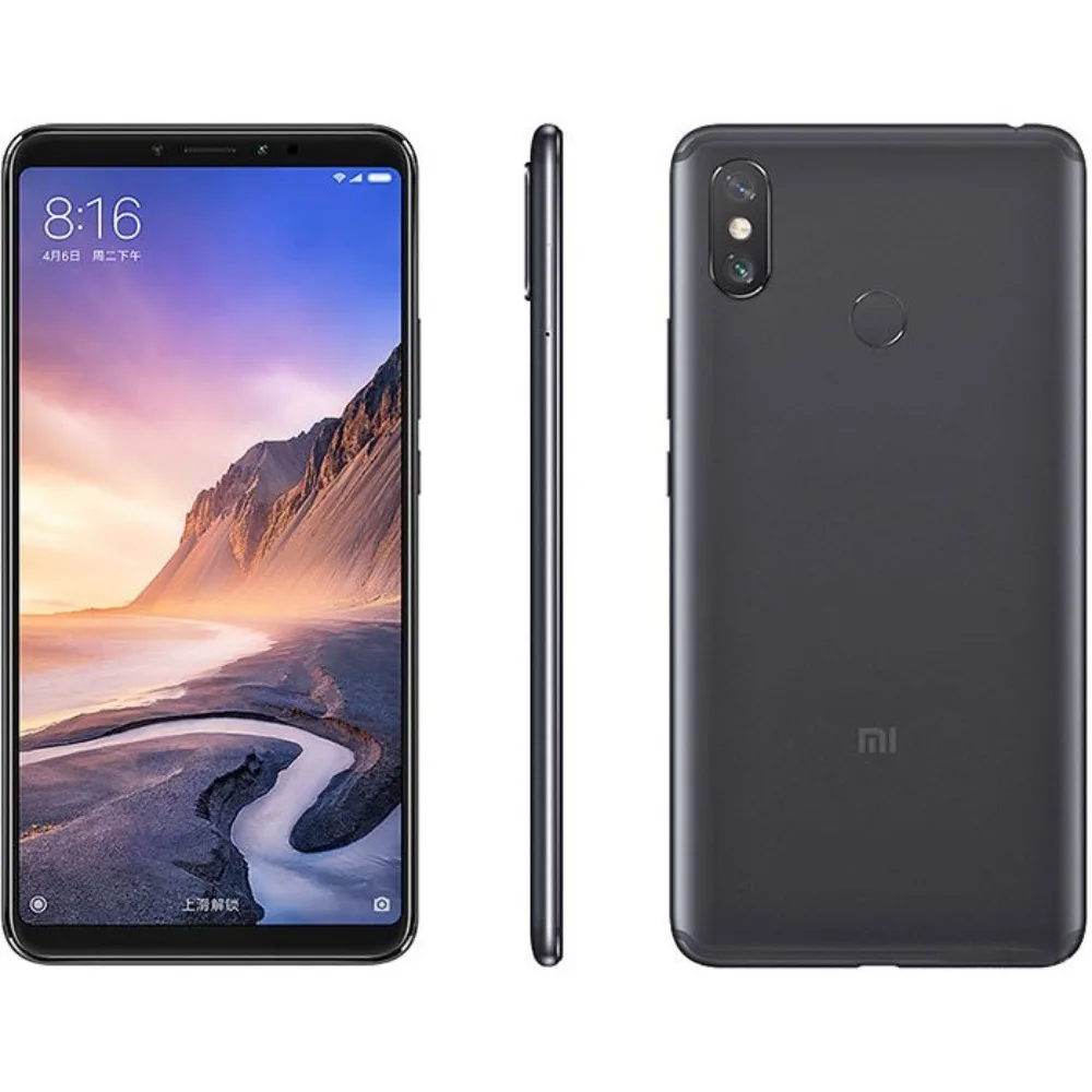Xiaomi Mi max 3 smartphone 4G Snapdragon 636 Facial recognition Posterior fingerprint Used phone Xiaomi Mi max 3 smartphone 4G Snapdragon 636 Facial recognition Posterior fingerprint Used phone