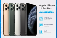 Apple iPhone 11 Pro Max 4G LTE Mobile Phone 6.5" Face ID NFC 12MP Camera Unlocked SmartPhone A13 Bionic Hexa-Core IOS Cellphone