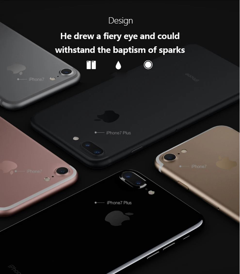 Apple iPhone 7 iPhone7 32/128/256GB ROM Original 4.7' ISP LCD 2GB RAM IOS A10 Quad Core NFC Fingerprint Unlocked 4G LTE Phone Apple iPhone 7 iPhone7 32/128/256GB ROM Original 4.7' ISP LCD 2GB RAM IOS A10 Quad Core NFC Fingerprint Unlocked 4G LTE Phone