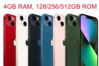 Apple iPhone 13 Mini 5.4" Unlocked Genuine 13Mini RAM 4GB ROM 128/256/512GB A15 Bionic IOS Face ID NFC 98% New 5G Cell Phone