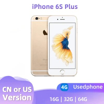 Apple iPhone 6S Plus 5.5"Original Unlocked 2GB RAM 16GB/64GB/128GB ROM Dual Core 12MP 4G LTE IOS A9 Smartphone used phone