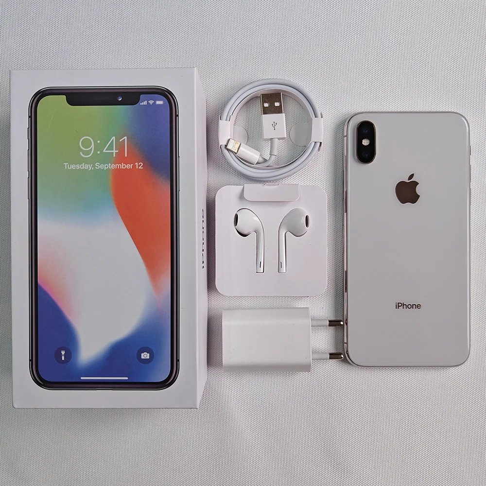 Original iPhone X 4G LTE CellPhone Unlocked 64GB/256GB ROM 5.8