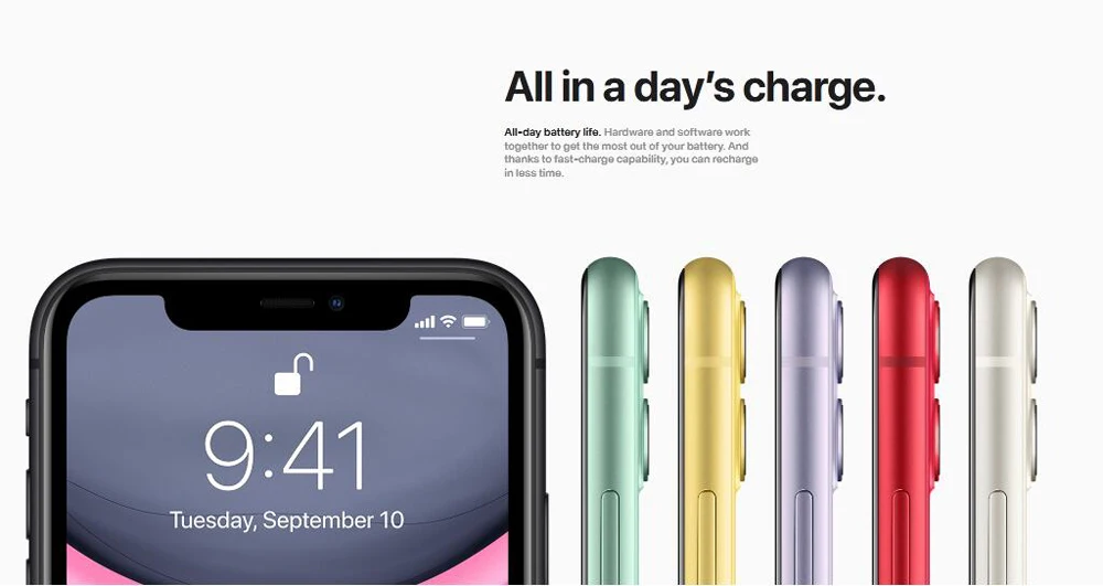 Apple iPhone 11 64/128/256GB ROM 6.1