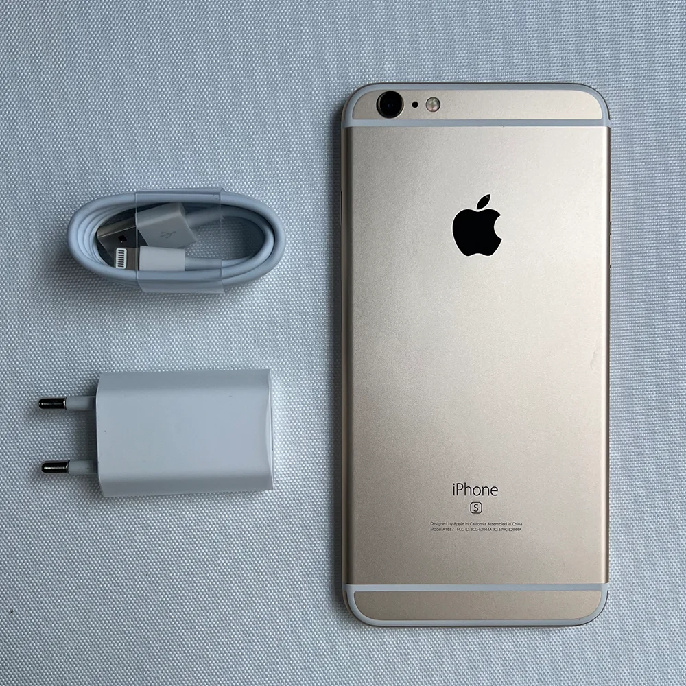 Apple iPhone 6s Plus 4G LTE Mobile Phone 16/32/64/128GB ROM 5.5“ IPS LCD Touch ID 5MP+12MP Camera A9 Dual Core IOS Cell Phone