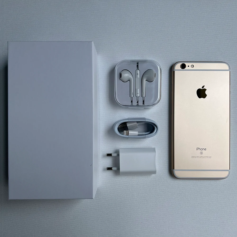 Apple iPhone 6s Plus 4G LTE Mobile Phone 16/32/64/128GB ROM 5.5“ IPS LCD Touch ID 5MP+12MP Camera A9 Dual Core IOS Cell Phone