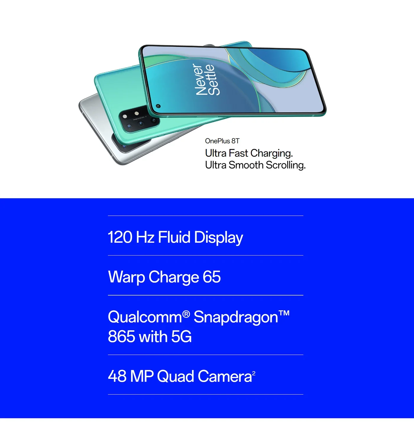 Oneplus 8T Mobile Phone 5G 12GB RAM 256GB LTE 6.51