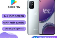 Oneplus 8T Mobile Phone 5G 12GB RAM 256GB LTE 6.51" Full Screen Snapdragon 865 Dual SIM Card original used phone