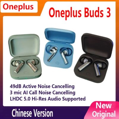 Original OnePlus Buds 3 Active Wireless Noise Reduction Bluetooth Endphone In-ear flagship sound quality water proof