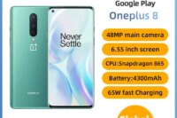 Oneplus 8 5G SmartPhone CPU Qualcomm Snapdragon 865 Battery capacity 4300mAh 48MP Cameraoriginal used phone