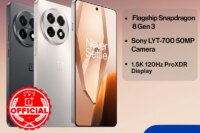 World Premiere OnePlus 13R Global Version Smartphone Snapdragon 8 Gen 3 6000mAh Battery 80W SUPERVOOC 120Hz Display 50MP Camera