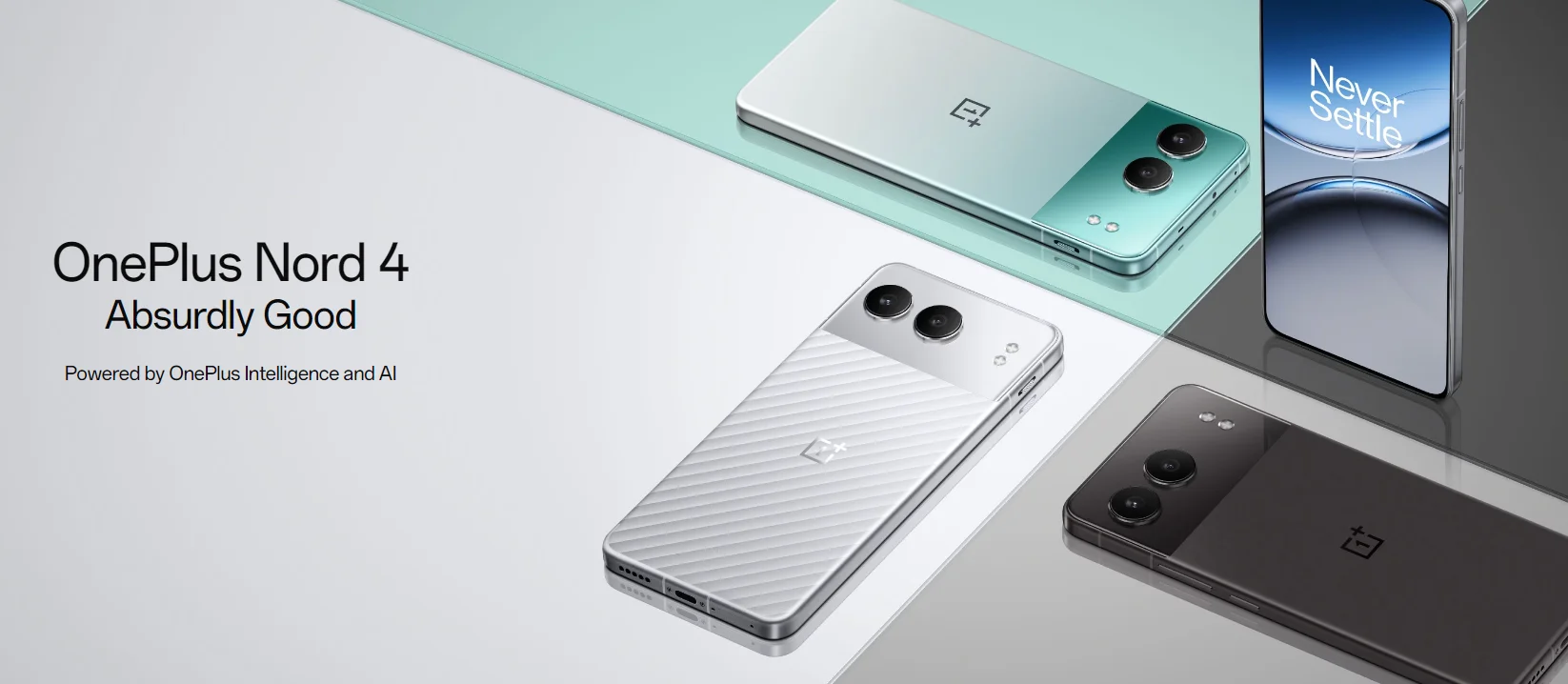 Global Version OnePlus Nord 4  Smartphone 256GB 512GB Snapdragon 7 Plus Gen 3 Sony 50MP AI Camera 5500mAh 100W SUPERVOOC Charge