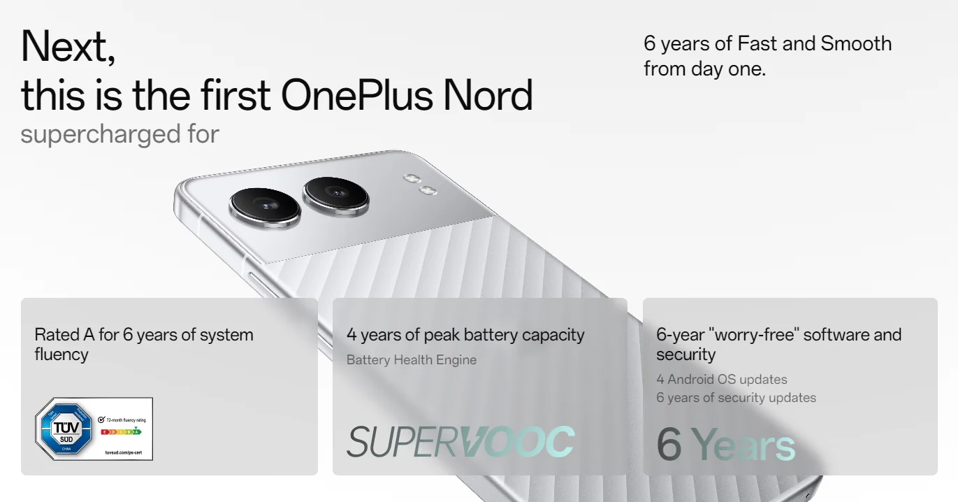 Global Version OnePlus Nord 4  Smartphone 256GB 512GB Snapdragon 7 Plus Gen 3 Sony 50MP AI Camera 5500mAh 100W SUPERVOOC Charge