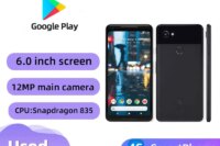 Google Pixel 2 XL 4G bands 4GB RAM 64GB/128GB ROM 3520mAh 12MP NFC Fingerprint Smartphone Cell Phone Original Unlocked 99% New