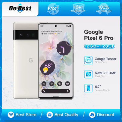 Google Pixel 6 Pro 6Pro 5G Octa Core 6.7inch Screen 12GB RAM 128GB 256GB 512GB ROM 50MP Camera Google Tensor Unlocked Cell phone