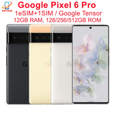 Google Pixel 6 Pro 6Pro 6.71" 12GB RAM 128/256/512GB ROM NFC Octa Core Google Tensor Original Unlocked 5G Smartphone